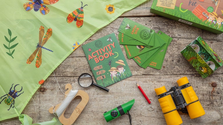 A selection of wildlife-inspired toys and gadgets for children from our online shop